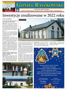 Grudniowe wydanie Gońca Raszkowskiego