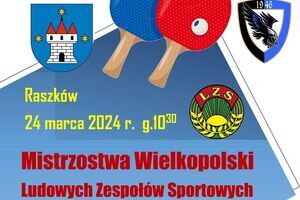 Zaproszenie na Mistrzostwa Wielkopolski w Tenisie Stołowym