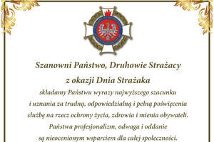 Z okazji Dnia Strażaka