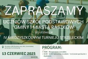 Zaproszenie na międzyszkolny turniej strzelecki