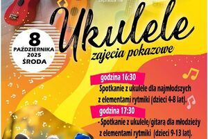 Spotkanie z ukulele - nowe zajęcia muzyczne w M-GOK-u