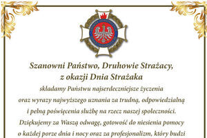 Z okazji dnia Strażaka