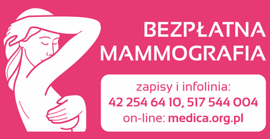 Bezpłatna mammografia - 14 stycznia 2021 GOK w Stężycy