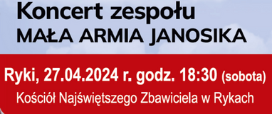 Koncert zespołu Mała .Armia Janosika, Ryki 27 kwietnia 2024r.