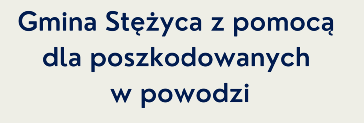 Pomoc dla powodzian - zbiórka