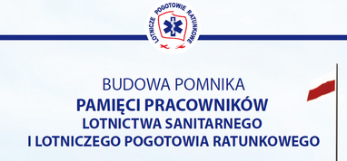 Pismo Lotniczego Pogotowia Ratunkowego dot. budowy pomnika pomnika „PAMIĘCI PRACOWNIKÓW LOTNICTWA SANITARNEGO I LOTNICZEGO POGOTOWIA RATUNKOWEGO”