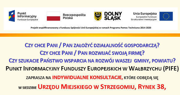Lokalny Punkt Informacyjny Funduszy Europejskich w Wałbrzychu zaprasza na bezpłatne konsultacje