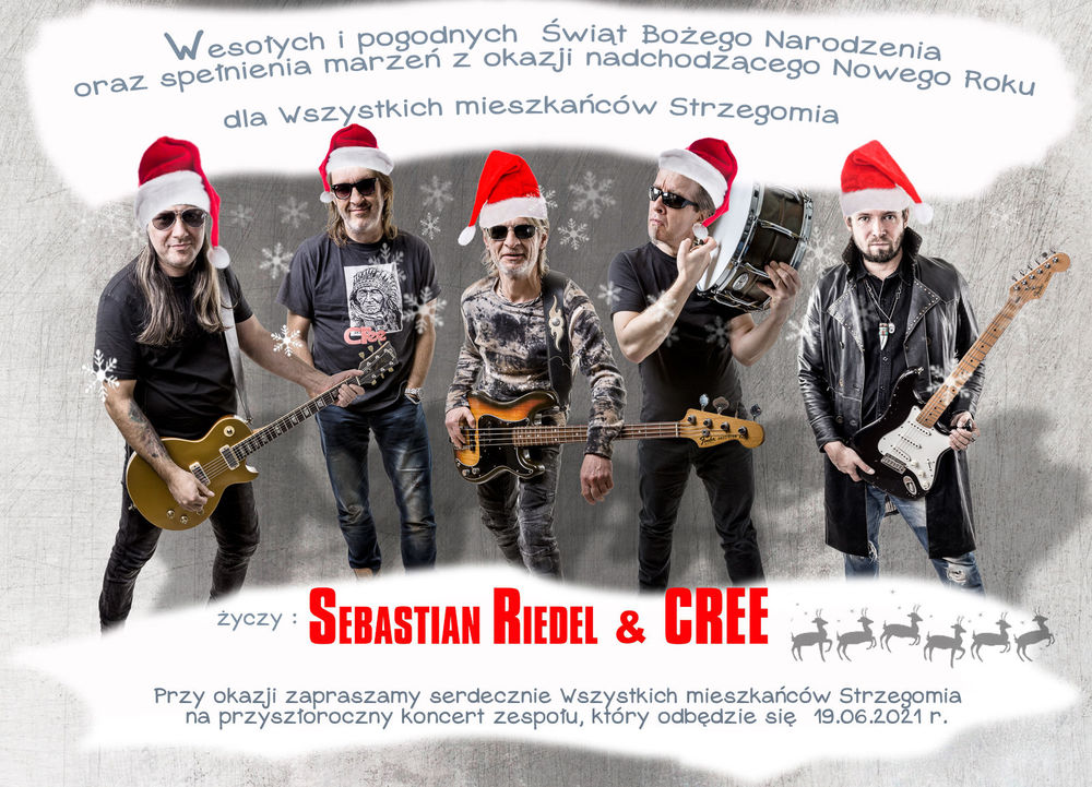 Życzenia świąteczne od Sebastiana Riedla & Cree