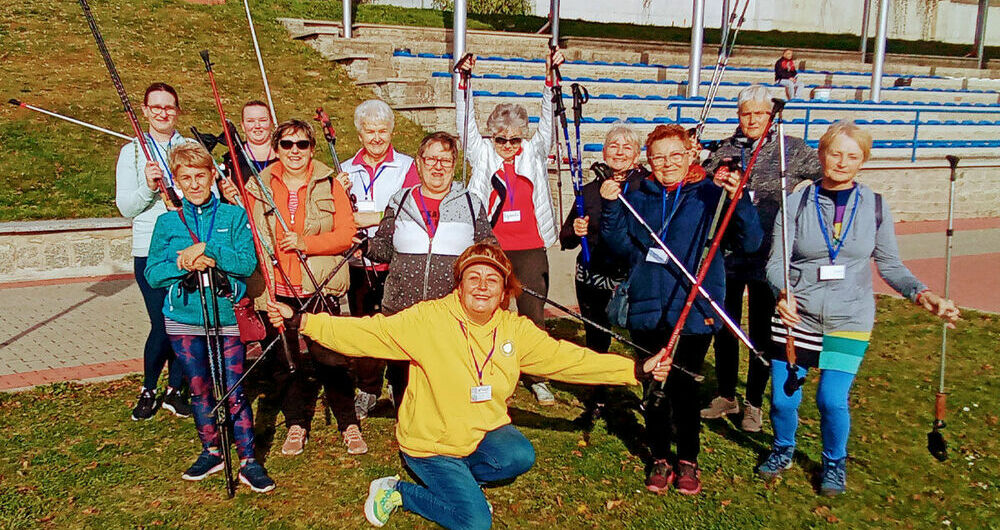 Zajęcia z Nordic Walking na OSiR-ze