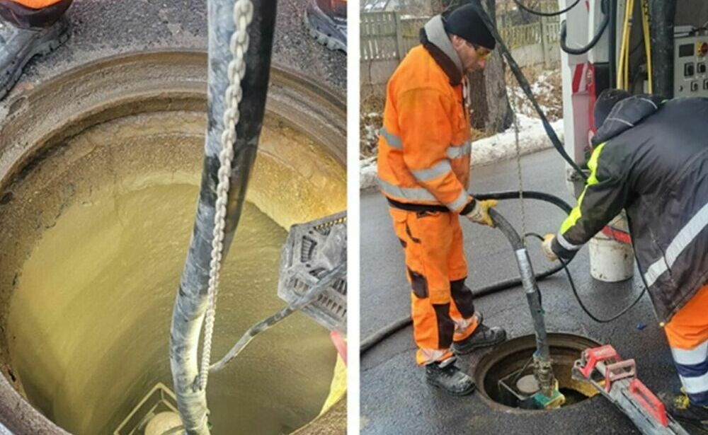 Remont studni kanalizacyjnych w Granicznej