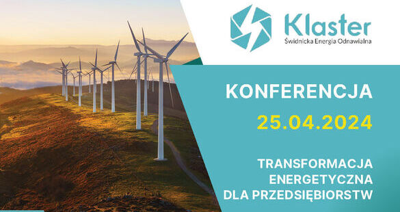 Zaproszenie na konferencję dot. transformacji energetycznej dla przedsiębiorstw  