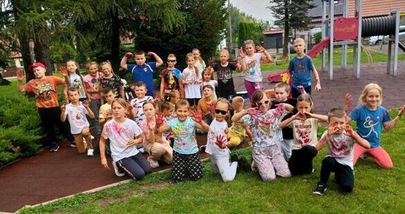Dzień Dziecka w Publicznej Szkole Podstawowej im. Jana Pawła II w Kostrzy