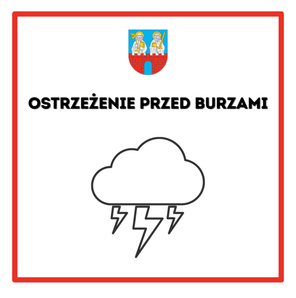 Ostrzeżenie meteorologiczne przed burzami