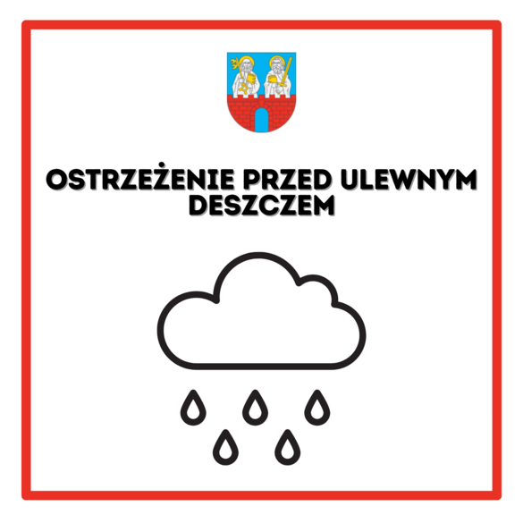 Ostrzeżenie przed opadami deszczu