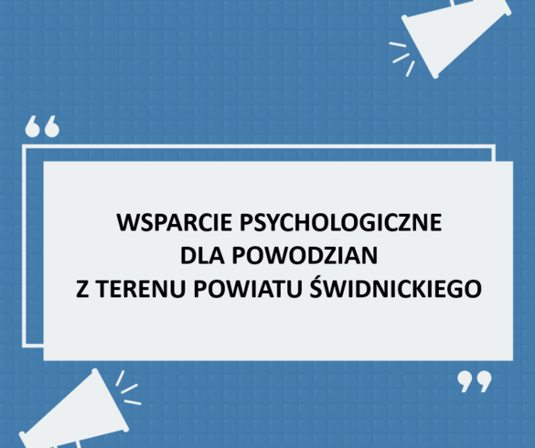 Wsparcie psychologiczne dla powodzian  