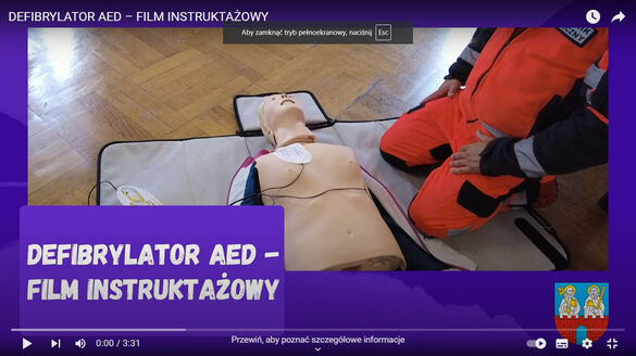 DEFIBRYLATOR AED – FILM INSTRUKTAŻOWY