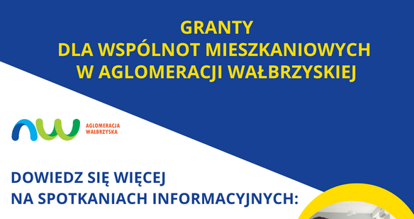 Granty dla wspólnot mieszkaniowych Aglomeracji Wałbrzyskiej