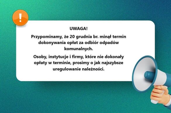 Ważna informacja dot. odpadów komunalnych