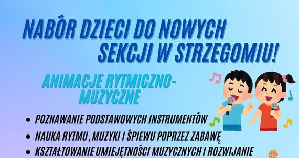 Nowe zajęcia dla dzieci 