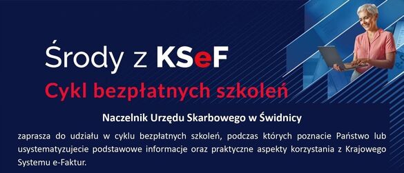 Urząd Skarbowy w Świdnicy - zaproszenie na cykl szkoleń
