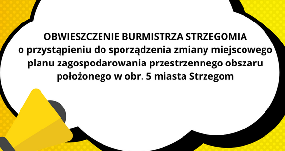 Obwieszczenie Burmistrza Strzegomia