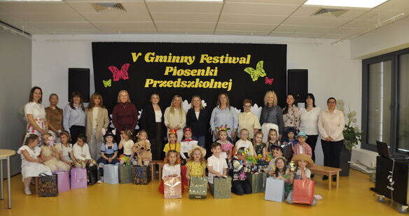 Muzyczna uczta małych talentów: V Gminny Festiwal Piosenki Przedszkolnej