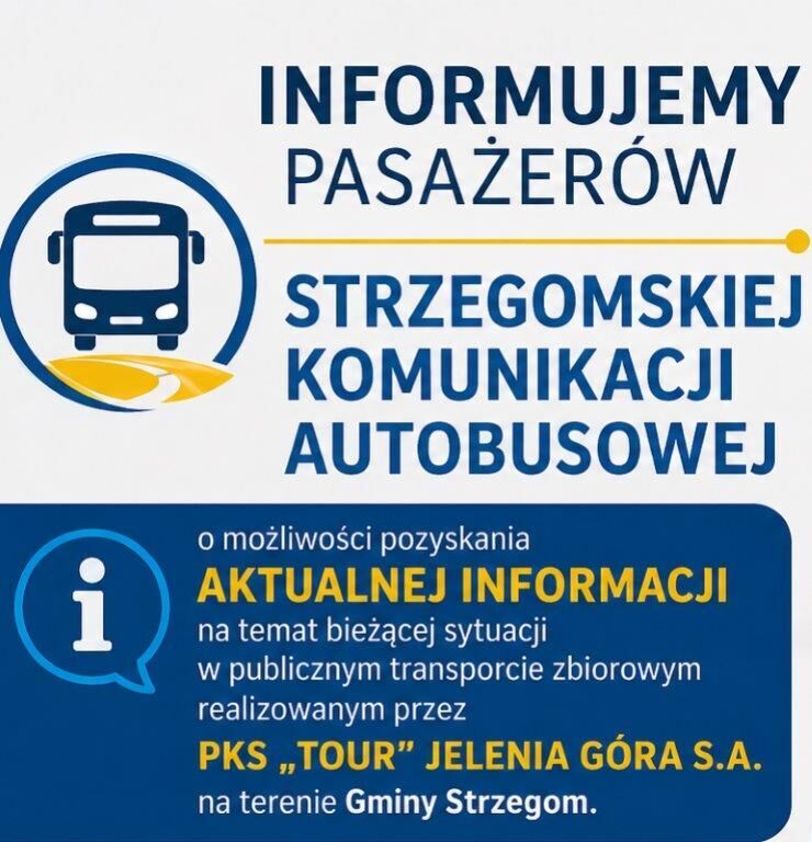 Aktualne informacje o transporcie gminnym