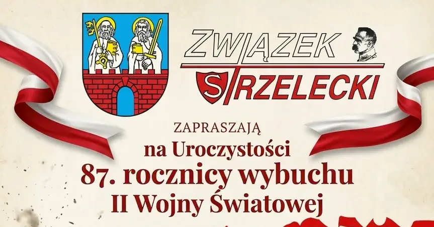 Związek Strzelecki zaprasza na uroczystości 87. rocznicy wybuchu II Wojny Światowej