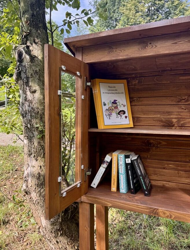 Zdjęcie biblioteczki plenerowej