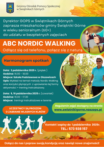 „Nordic Walking dla seniorów – Odłącz się od telefonu, połącz się z naturą”.