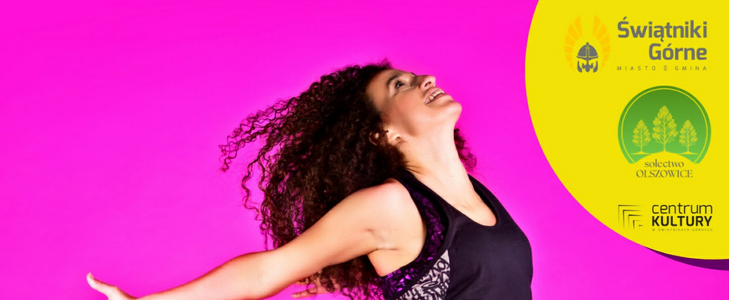 Plakat z zajęć ZUMBY dla mieszkańców Olszowic!