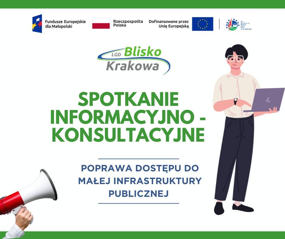 Plakat spotkanie informacyjno-konsultacyjne