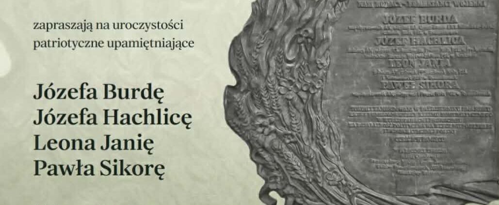 Zaproszenie na uroczystości patriotyczne
