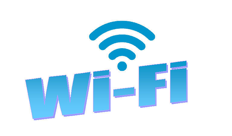 Graficzny znak z napisem Wi-Fi