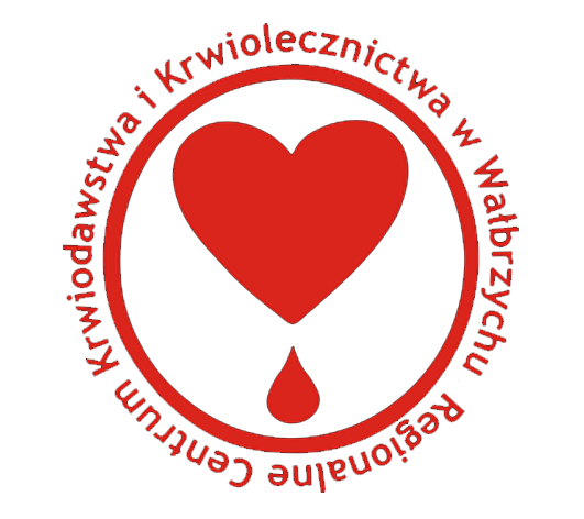 Logo Regionalne Centrum krwiodawstwa i krwiolecznictwa w Wałbrzychu