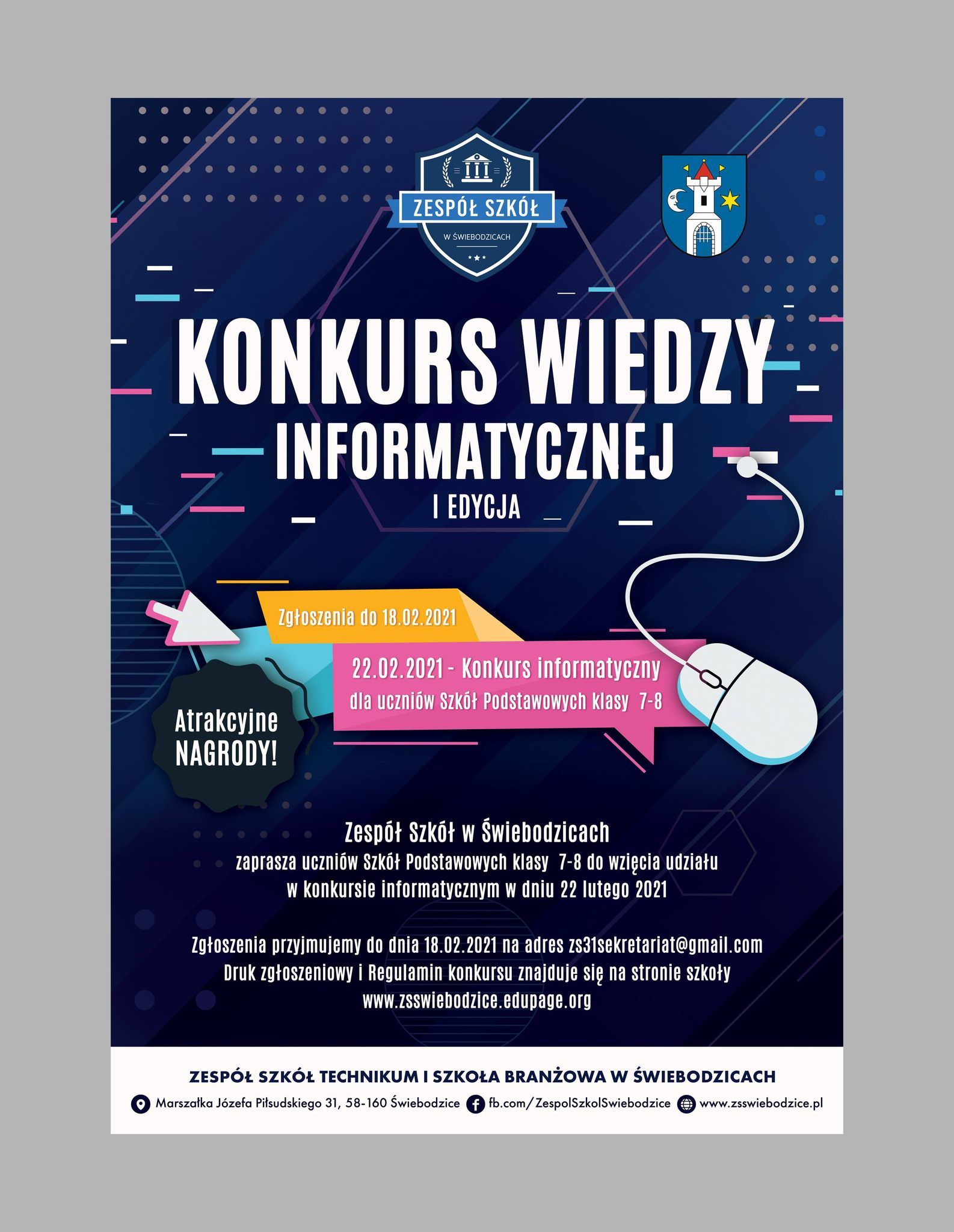 Plakat Konkurs Wiedzy Informatycznej
