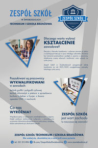 plakat Zespołu Szkół w Świebodzicach