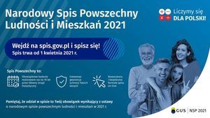 Grafika dotycząca Narodowego Spisu Powszechnego