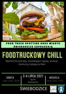 Plakat promujący Foodtruckowy Chill