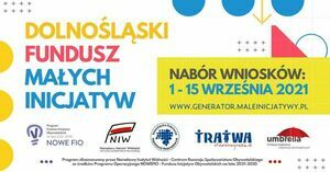 plakat dotyczący Dolnośląskiego Funduszu Małych Inicjatyw