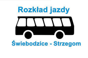 grafika autobusu, rozkład jazdy  Świebodzice - Strzegom