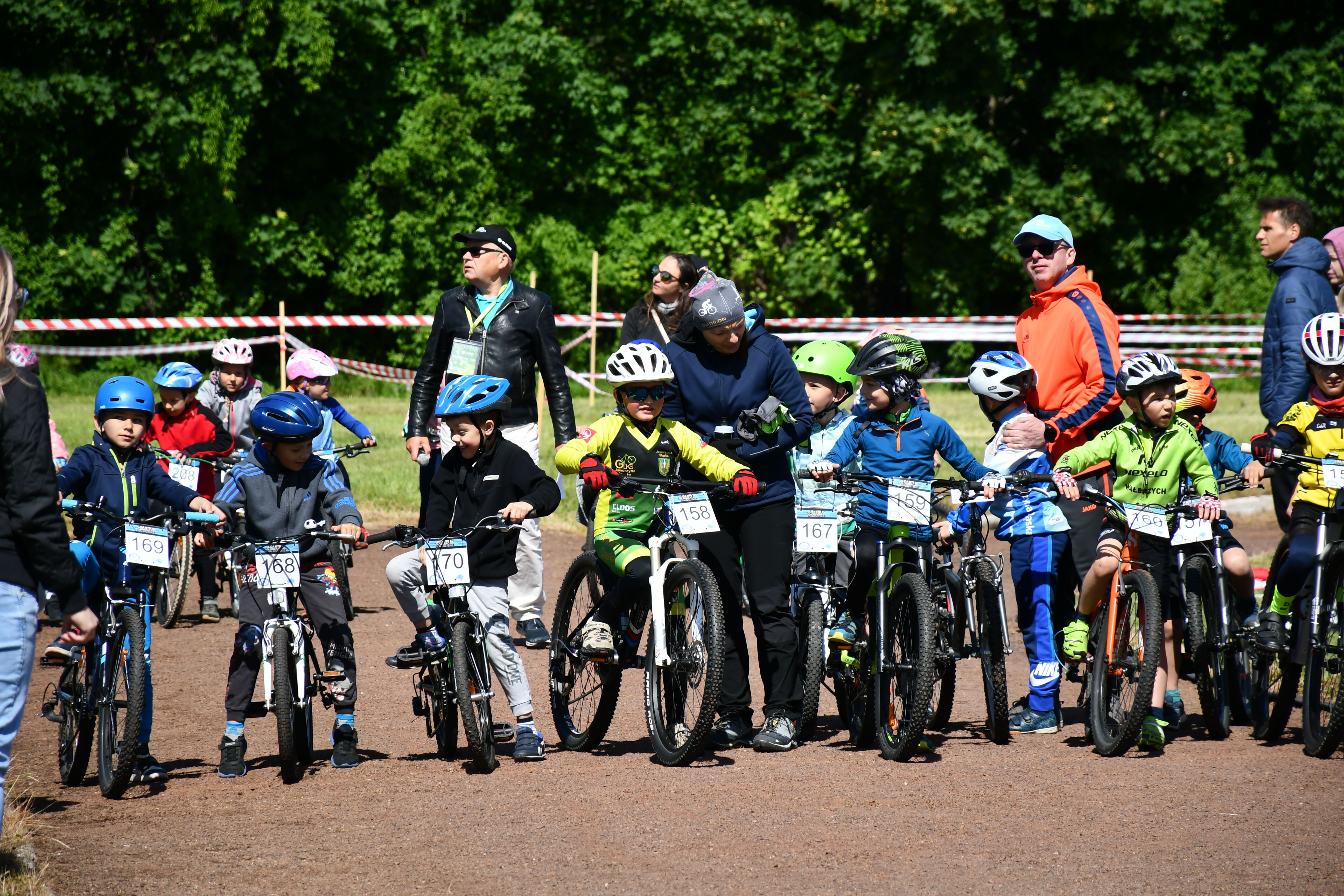 Uczestnicy Ligi MTB XC Aglomeracji Wałbrzyskiej