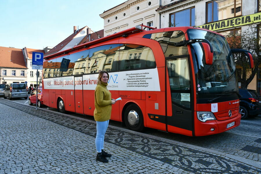 Mobilny punkt poboru krwi