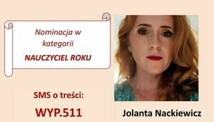 Plebiscyt Edukacyjny 2023 - Jolanta Nackiewicz