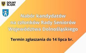 Nabór kandydatów na członków Rady Seniorów Województwa Dolnośląskiego