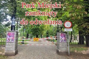 Park Miejski zamknięty do odwołania