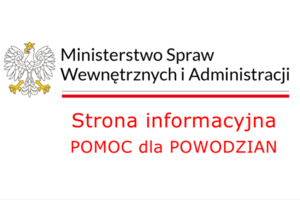 Informacje o powodzi - ważne dla mieszkańców