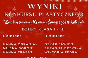 „Zaczarowana Kraina Świętego Mikołaja” - wyniku konkursu znane