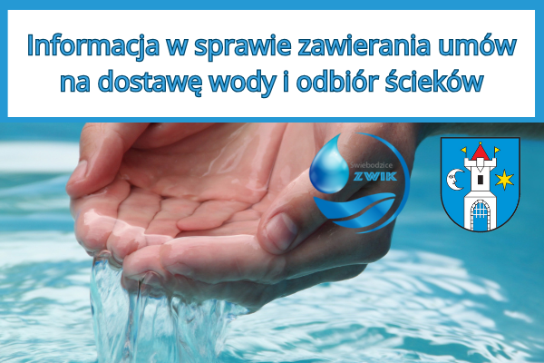 Informacja w sprawie zawierania umów na dostawę wody i odbiór ścieków