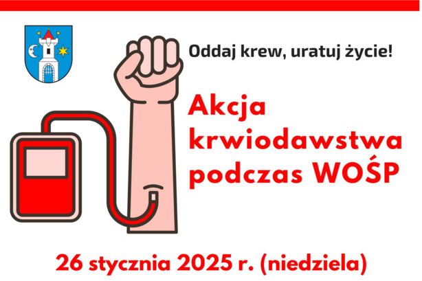 Akcja poboru krwi podczas 33. Finału Wielkiej Orkiestry Świątecznej Pomocy